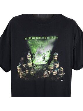 Knotts Scary Farm T Shirt Mens Size 2XL Black 2019 Halloween Nightmares